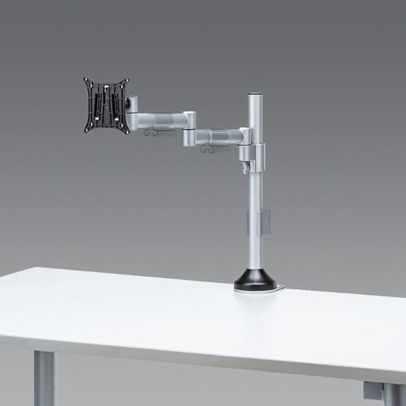 EA764AG-16A 420mm モニターアーム(水平可動) エスコ 荷重8kg 適合サイズ27型まで  EA764AG-16A