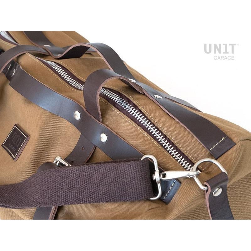 U014-Beige-Brown Kalahari Duffle Bag 43L Canvas | U014 UnitGarage (ユニットガレージ) ベージュ・ブラウン色