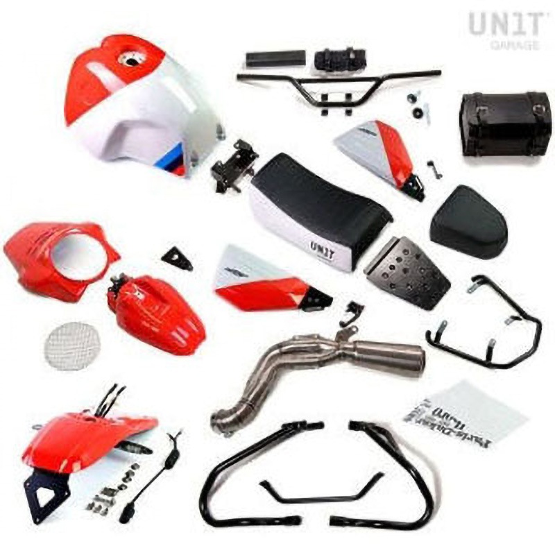 2416_ROADSTER+PURE Kit NineT PARIS DAKAR GR86 with accessoires | 2416-ROADSTER-PURE 1個 UnitGarage (ユニットガレージ) 【通販モノタロウ】