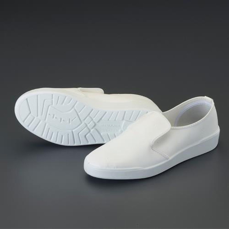 EA910EA-26A 26.0cm 静電気帯電防止作業靴 エスコ スリッポンタイプ ホワイト色 スニーカー