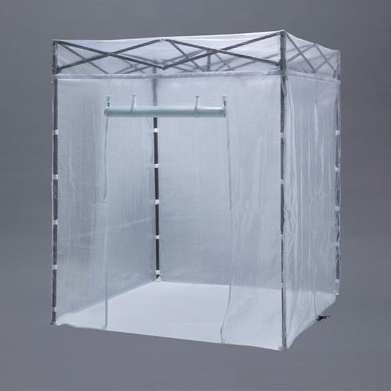 EA915-151 2000x2000x2200-2500mm 簡易ブース(透明) 1個 エスコ 【通販モノタロウ】