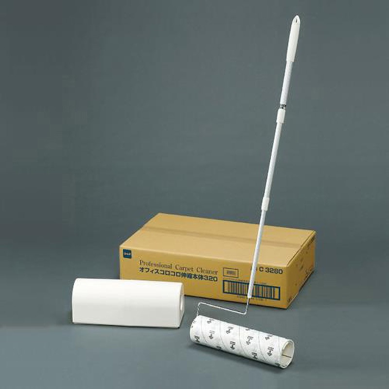 EA922B-71 320mmx590-1050mm ロールクリーナー(カーペット用) エスコ 伸縮式