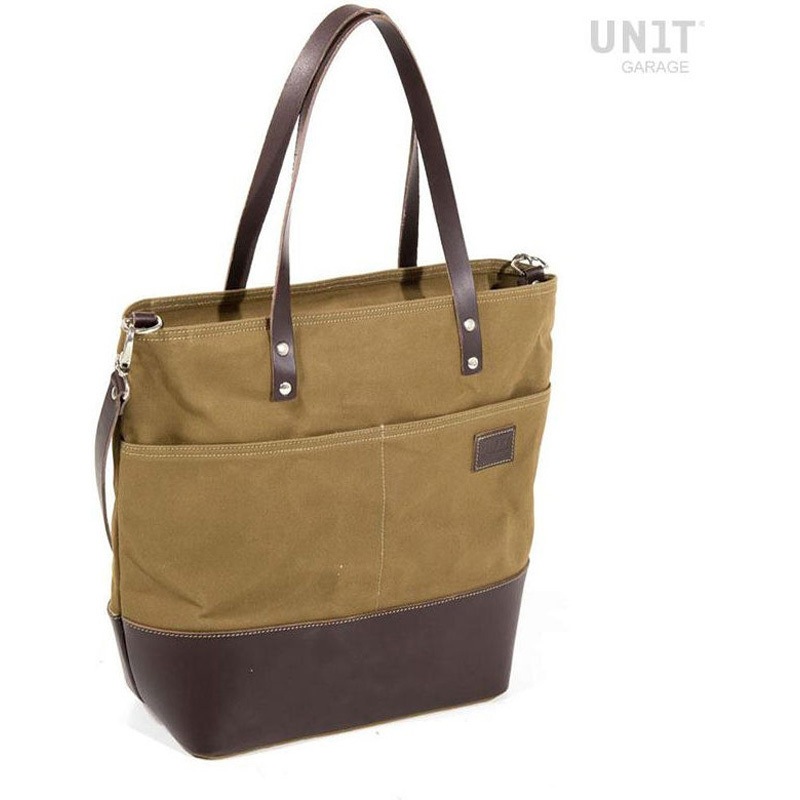 U018-Beige-Brown Mojave Day Bag Canvas | U018 UnitGarage (ユニットガレージ) ベージュ・ブラウン色