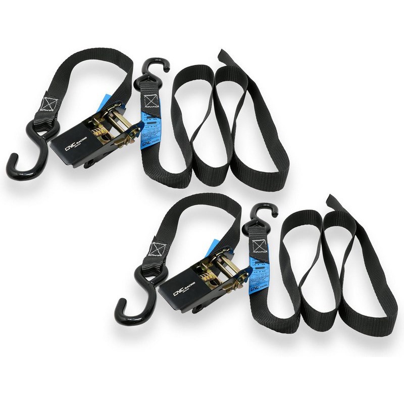 GA007B MOTORCYCLE TIE DOWN RATCHET STRAP KIT ブラック 1個 CNC Racing (シーエヌシーレーシング) 【通販モノタロウ】 5,808円