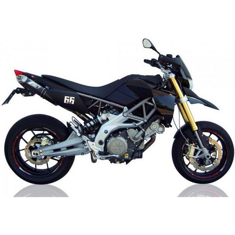 ZA130SSO-AS N. 2 シルバー ステンレススチール -ALU スリップオン APRILIA DORSODURO 750 (2009-2014) 1個 ZARD (ザード) 【通販モノタロウ】