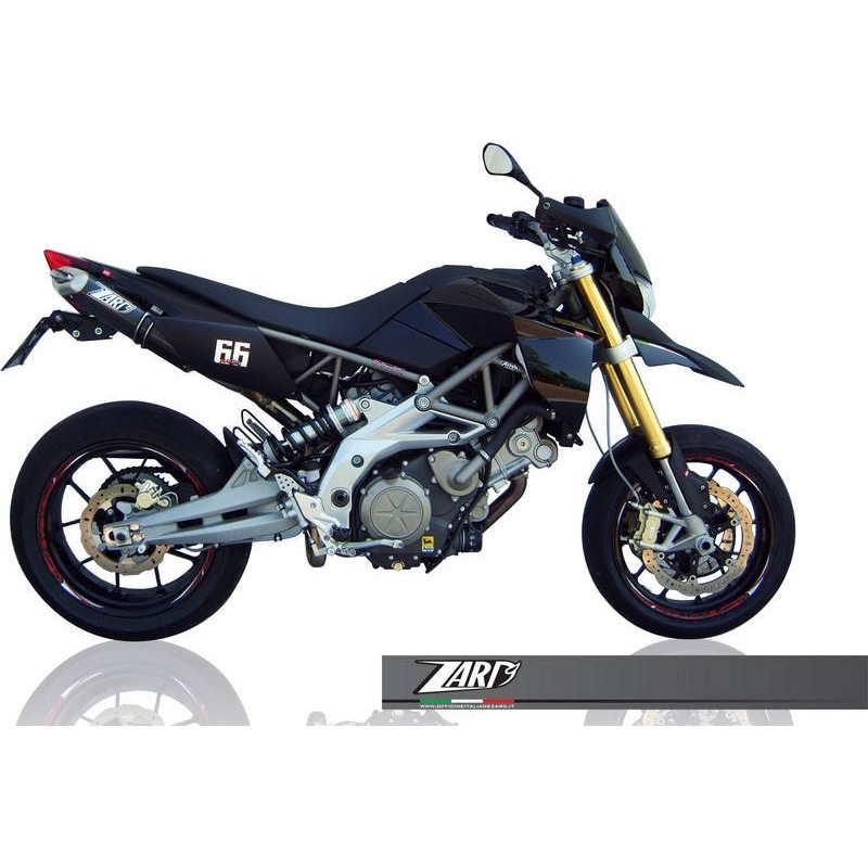 ZA130SSR-C N. 2 ステンレススチール -カーボン レーシング スリップオン APRILIA DORSODURO 750 (2009-2014) 1個 ZARD (ザード) 【通販モノタロウ】