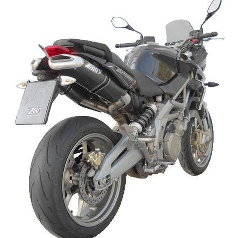 ZA132SSR-C N. 2 ステンレススチール -カーボン レーシング スリップオン APRILIA SHIVER 750 (2010-2017) 1個 ZARD (ザード) 【通販モノタロウ】