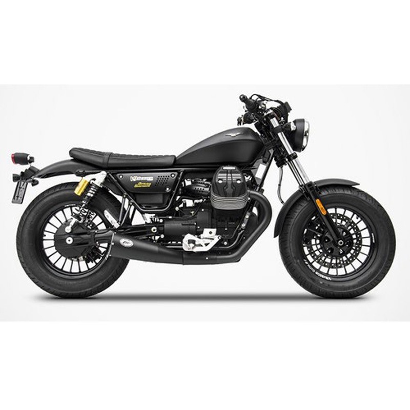 ZG080SSR N. 2 ステンレススチール レーシング スリップオン MOTO GUZZI V9 BOBBER/ROAMER (2016-2019) 1個 ZARD (ザード) 【通販モノタロウ】