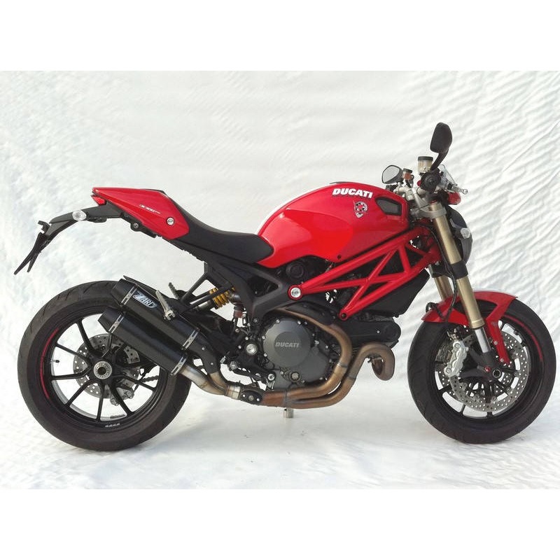 ZD118CSO N.2 ステンレススチール -カーボン スリップオン DUCATI MONSTER 1100 EVO (2011-2013) 1個 ZARD (ザード) 【通販モノタロウ】