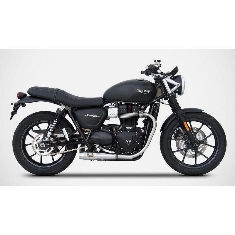 ZTPH058SSO N.2 ステンレススチール スリップオン TRIUMPH STREET TWIN (2016-2019) 1個 ZARD (ザード) 【通販モノタロウ】