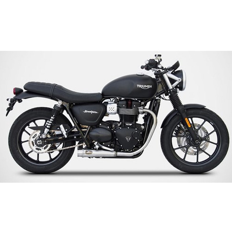 ZTPH058SSR N.2 ステンレススチール レーシング スリップオン TRIUMPH STREET TWIN (2016-2019) 1個 ZARD (ザード) 【通販モノタロウ】