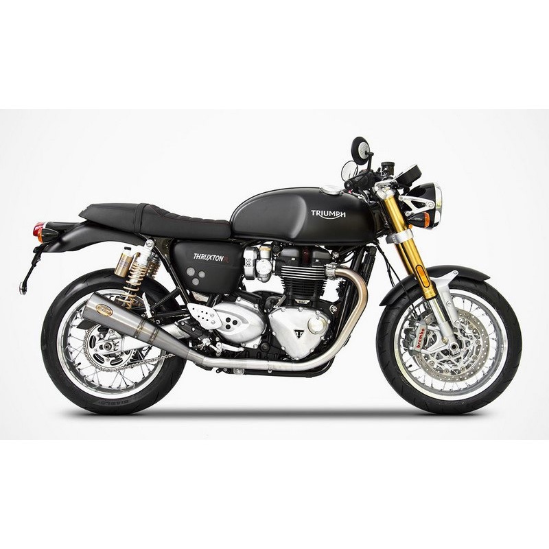ZTPH068TSO N.2 チタン スリップオン TRIUMPH THRUXTON-R (2017-2019) 1個 ZARD (ザード) 【通販モノタロウ】