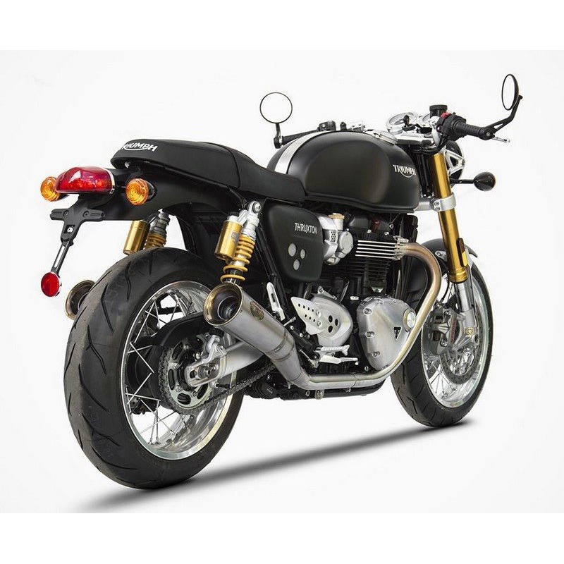 ザード(Zard) N.2-SPスリップオン スラクストン 1200 RS ZTPH068TSR N.2 チタン レーシング スリップオン TRIUMPH THRUXTON-R