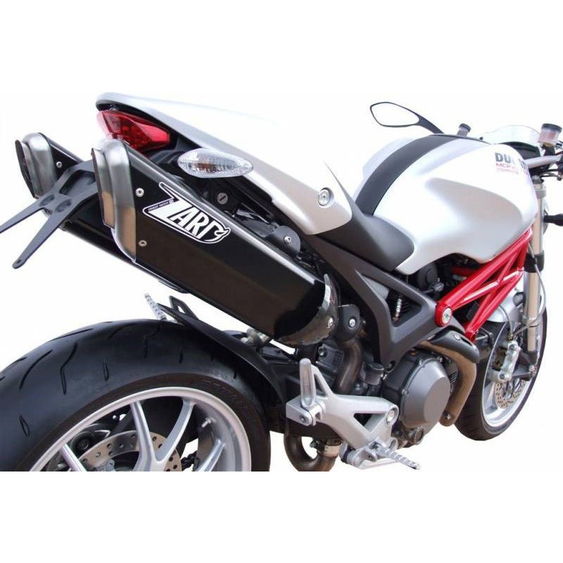 ZD115APO N.2 ブラックステンレススチール -ALU スリップオン DUCATI MONSTER 696/796/1100 1個 ZARD (ザード) 【通販モノタロウ】