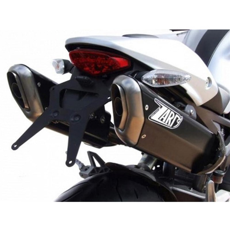 ZD115APR N.2 ブラックステンレススチール -ALU レーシング スリップオン DUCATI MONSTER 696/796/1100 1個 ZARD (ザード) 【通販モノタロウ】