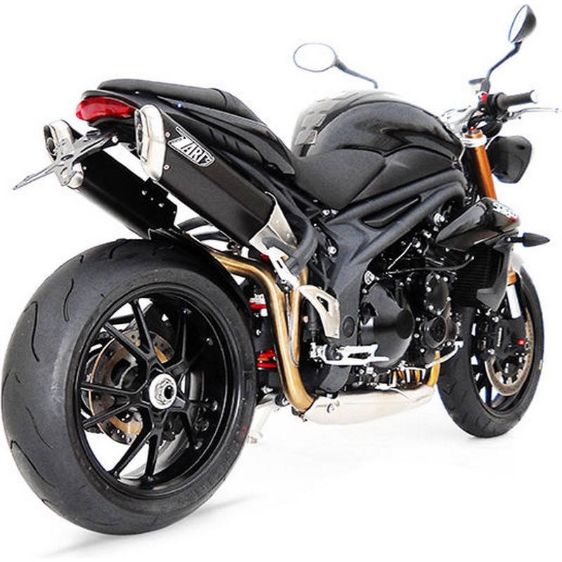 ZTPH510ASO N° 2 ステンレススチール -ALU スリップオン TRIUMPH SPEED TRIPLE 1050 (2011) 1個 ZARD (ザード) 【通販モノタロウ】