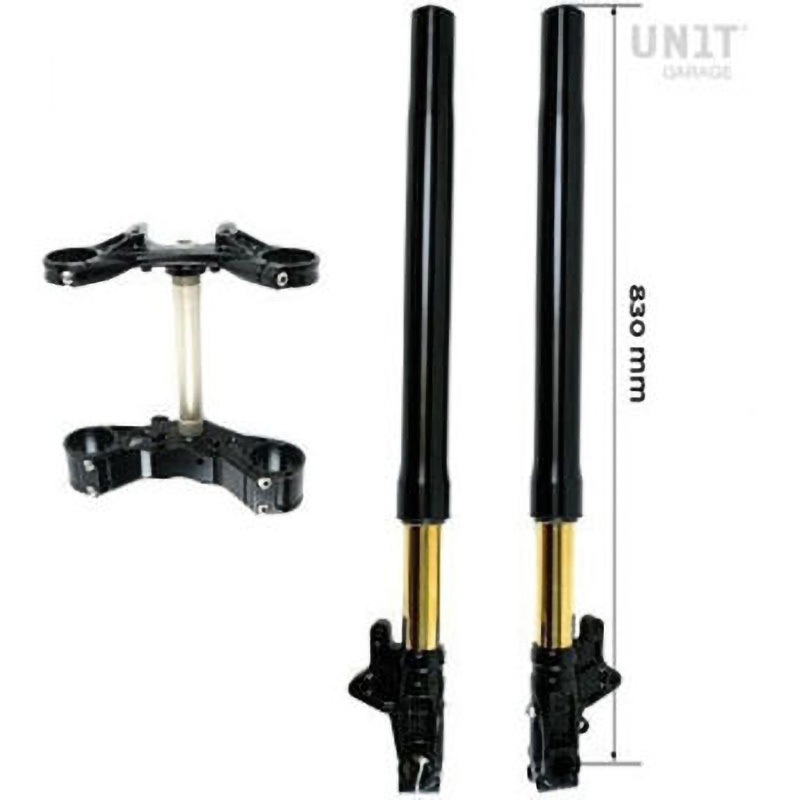2904black Ohlins USD fork kit High + triple clamp | 2904black 1個 UnitGarage (ユニットガレージ) 【通販モノタロウ】