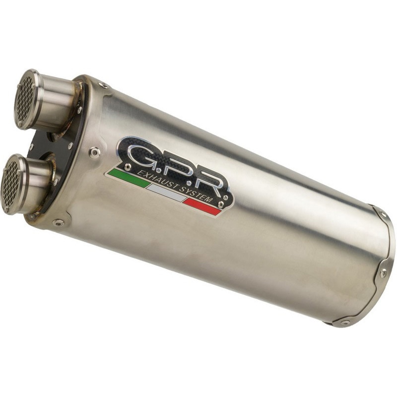 E4.BM.107.DUAL.IO Original For Bmw R 1250 R - Rs 2019/20 E4 Homologated スリッポンエキゾースト  Dual Inox 1個 GPR Exhaust (ジーピーアールエキゾースト) 【通販モノタロウ】