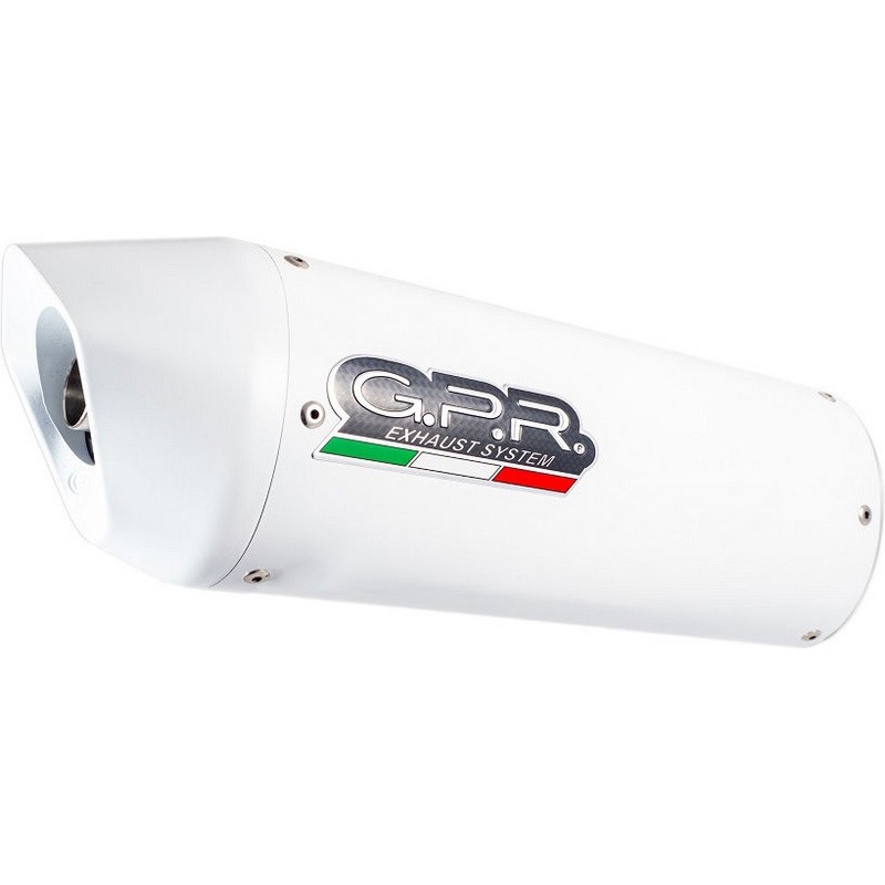 Y.171.ALBE4 Original For Yamaha Mt-09 / Fz-09 2014/16 E3 Homologated スリッポンエキゾースト  Albus Ceramic 1個 GPR Exhaust (ジーピーアールエキゾースト) 【通販モノタロウ】