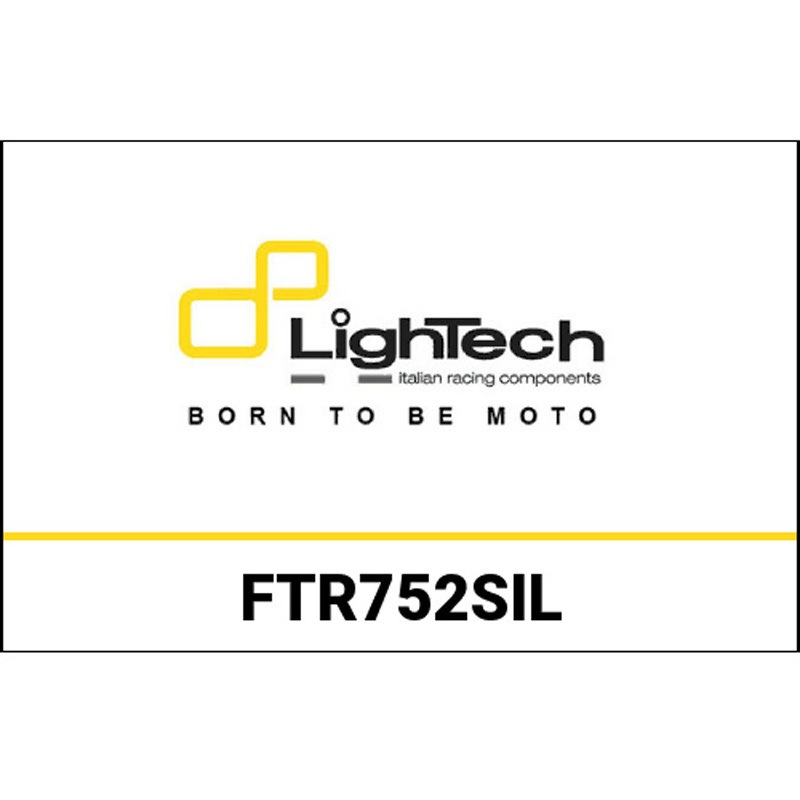 FTR752SIL Plate Support ( ブレーキサイド ) LIGHTECH (ライテック) シルバー色   FTR752SIL