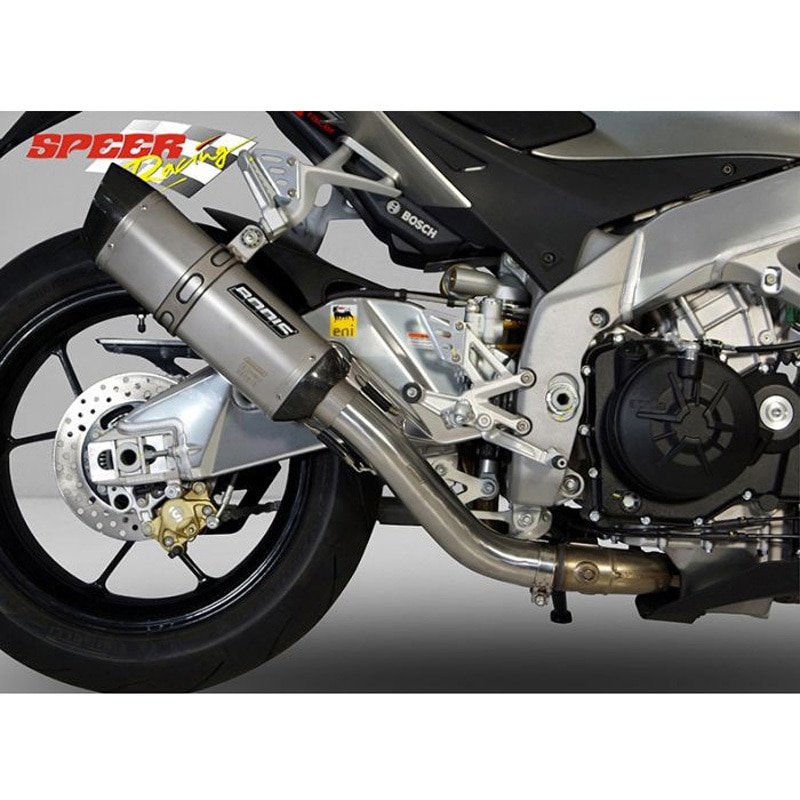 ARSV4-015 P-TEC II スリップオン・ステンレス/フルチタン BODIS (ボディス) 適合車種APRILIA Tuono V4 (2011-2016)   ARSV4-015