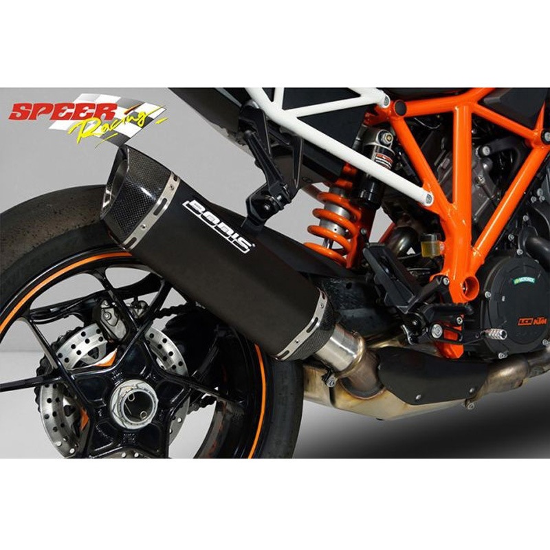 KTSD1290-006 P-TEC II スリップオン・ステンレスブラック BODIS (ボディス) 適合車種KTM 1290 SUPER DUKE R (2014-2016)