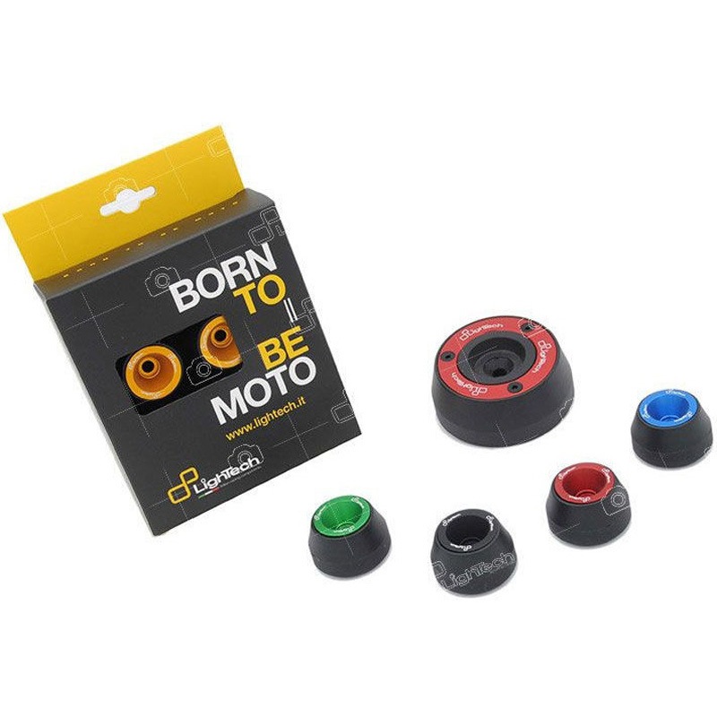 ARYA104ROS リアホイールアクスルスライダー - YAMAHA MT-07 LIGHTECH (ライテック) レッド色   ARYA104ROS