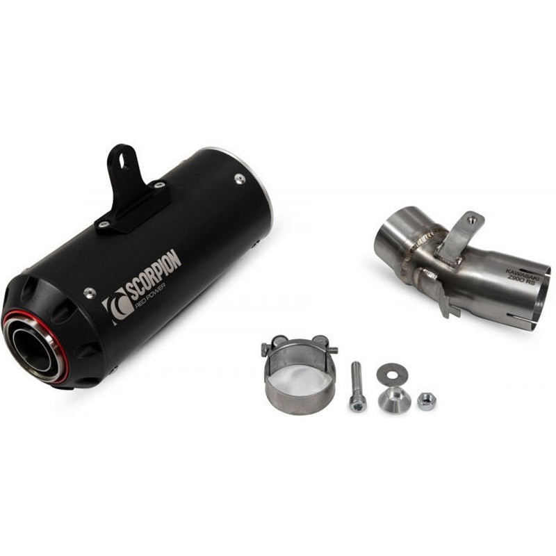 PKA123BCER Red Power スリップオン Black Ceramic Coated