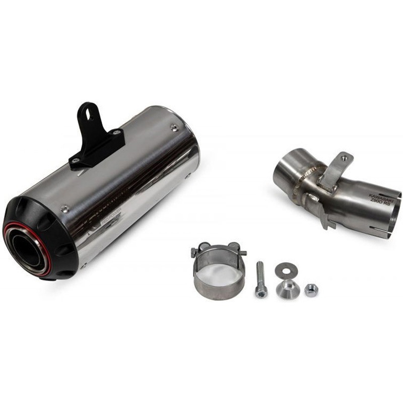 PKA123SEO Red Power スリップオン Polished Stainless Steel Sleeve