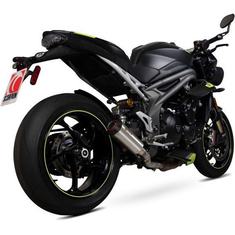 PTR88SESEO Red Power スリップオン ブラッシュドステンレススリーブ 1個 Scorpion (スコーピオン) 【通販モノタロウ】