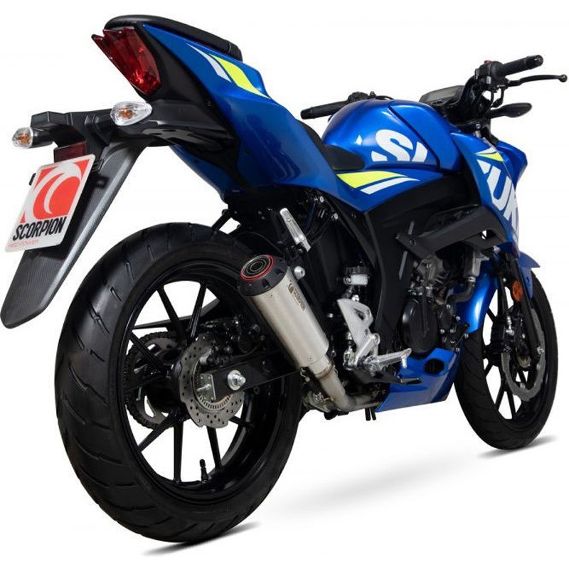 PSI124SEO Red Power フルシステム ブラッシュドステンレススリーブ (NON EU HOMOLOGATED) 1個 Scorpion (スコーピオン) 【通販モノタロウ】