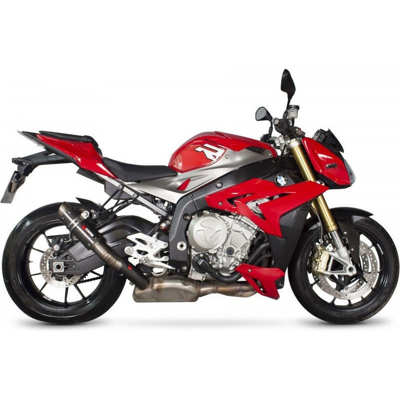 BM1000CEM RP1-GP スリップオン カーボンファイバースリーブ eマーク BMW S1000 R 14-16 2014 - 2016 1個 Scorpion (スコーピオン) 【通販モノタロウ】