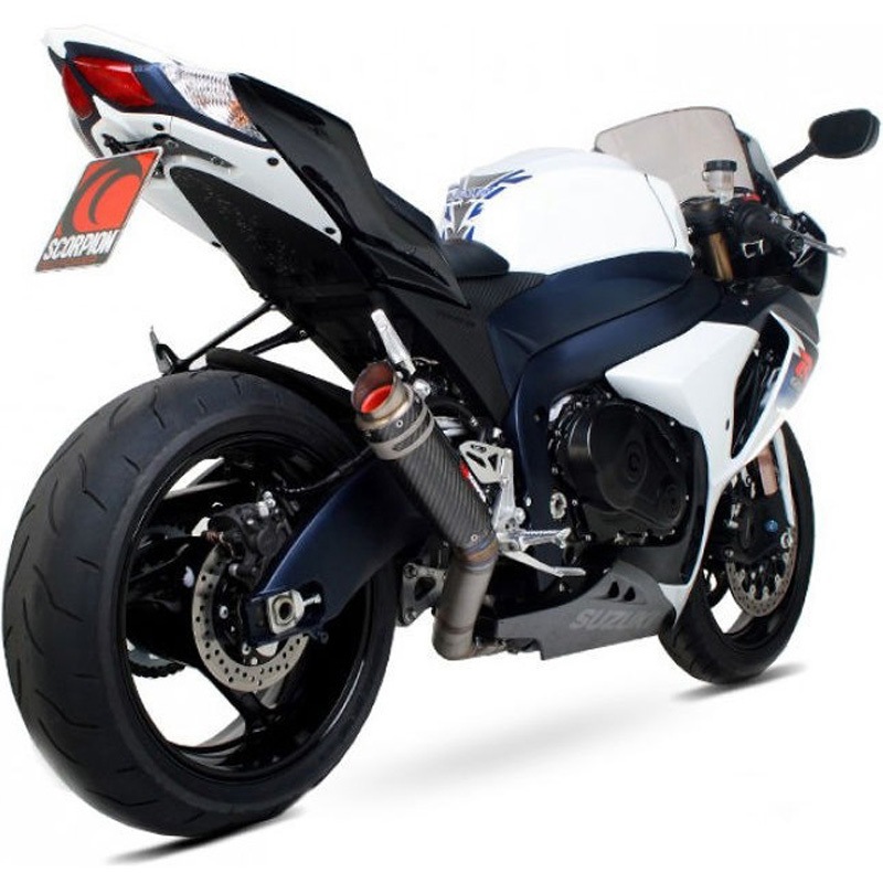 SI1004CEM RP1-GP スリップオン カーボンファイバースリーブ Suzuki GSX-R 1000 09-11 2009 - 2011 1個 Scorpion (スコーピオン) 【通販モノタロウ】