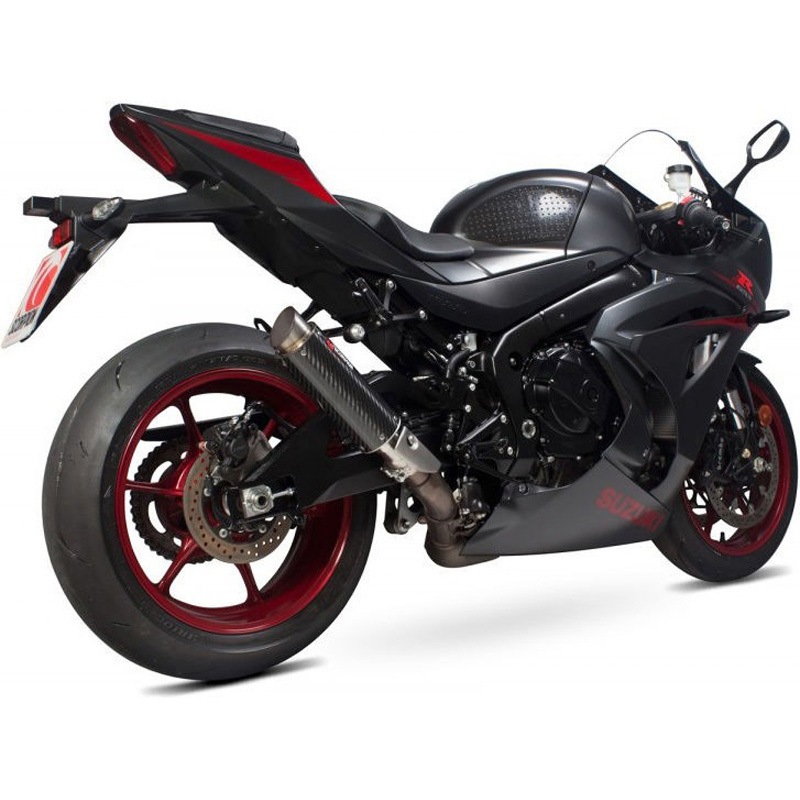 SI1011CEM RP1-GP スリップオン カーボンファイバースリーブ Suzuki GSX-R 1000 17-Current 2017 - 2018 1個 Scorpion (スコーピオン) 【通販モノタロウ】