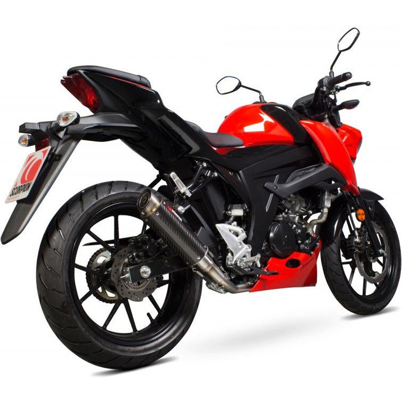 SI1013CEM RP1-GP フルシステム カーボンファイバースリーブ Suzuki GSX-S 125 2017 - 2018 1個 Scorpion (スコーピオン) 【通販モノタロウ】