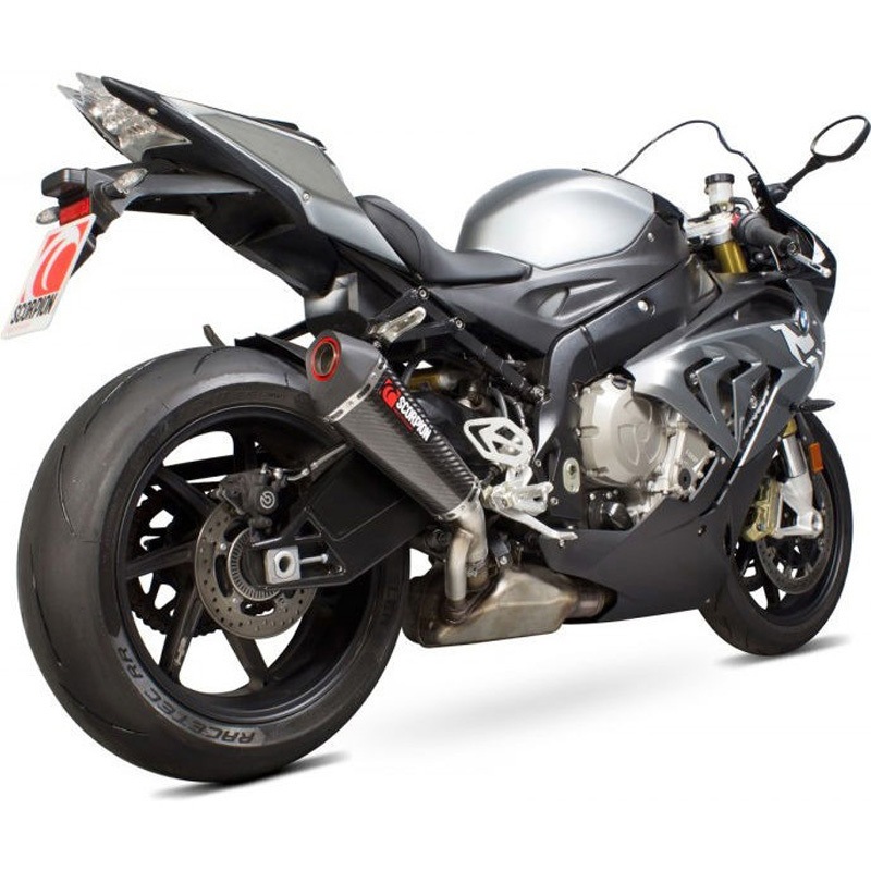 RBM77CEO Serket (Taper)テーパースリップオン カーボンファイバースリーブ BMW S1000 RR 17-Current 2017 - 2018 1個 Scorpion (スコーピオン) 【通販モノタロウ】