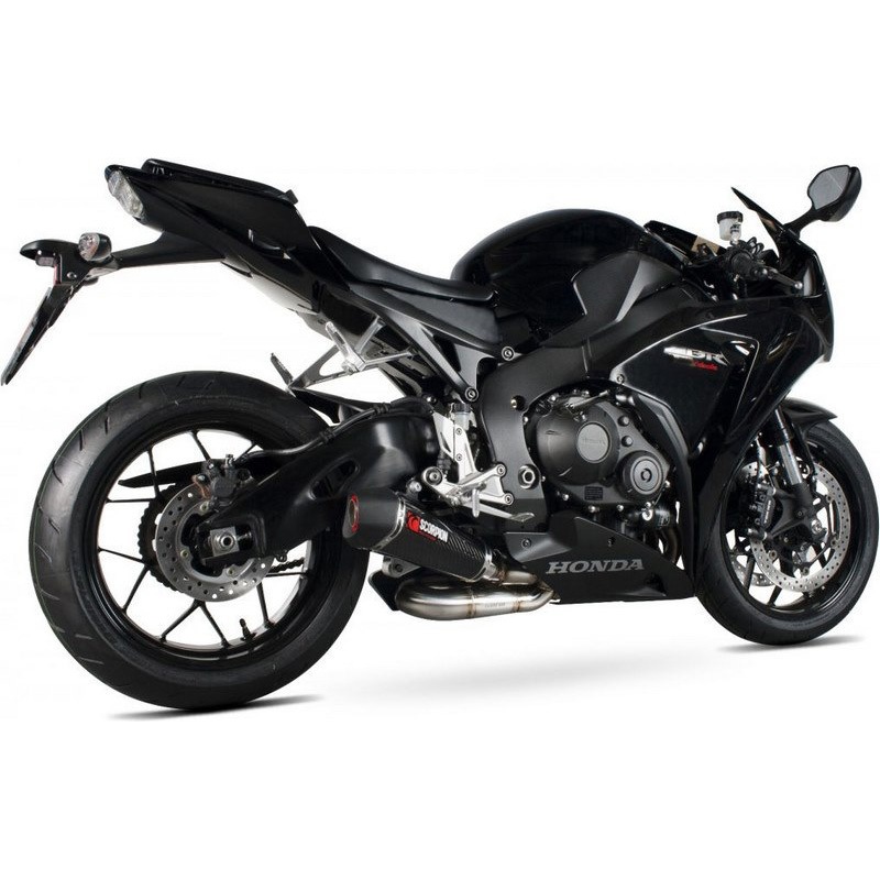 RHA162CEO Serket (Taper)テーパースリップオン カーボンファイバースリーブ eマーク Honda CBR 1000 RR 14-16 2 1個 Scorpion (スコーピオン) 【通販モノタロウ】