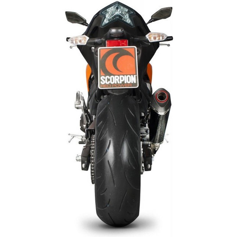RKA104CEO Serket (Taper)テーパースリップオン カーボンファイバースリーブ eマーク Kawasaki Z 800E 13-16 201 1個 Scorpion (スコーピオン) 【通販モノタロウ】