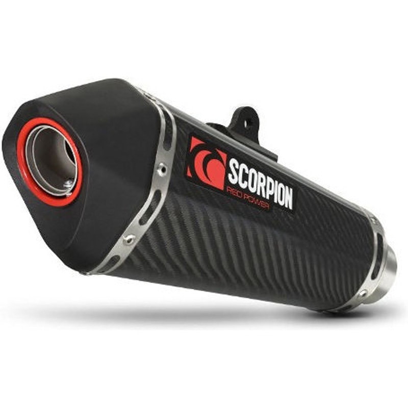 RYA98CEO Serket (Taper)テーパースリップオン カーボンファイバースリーブ Yamaha YZF R3 / R25 2014 - 2016 1個 Scorpion (スコーピオン) 【通販モノタロウ】