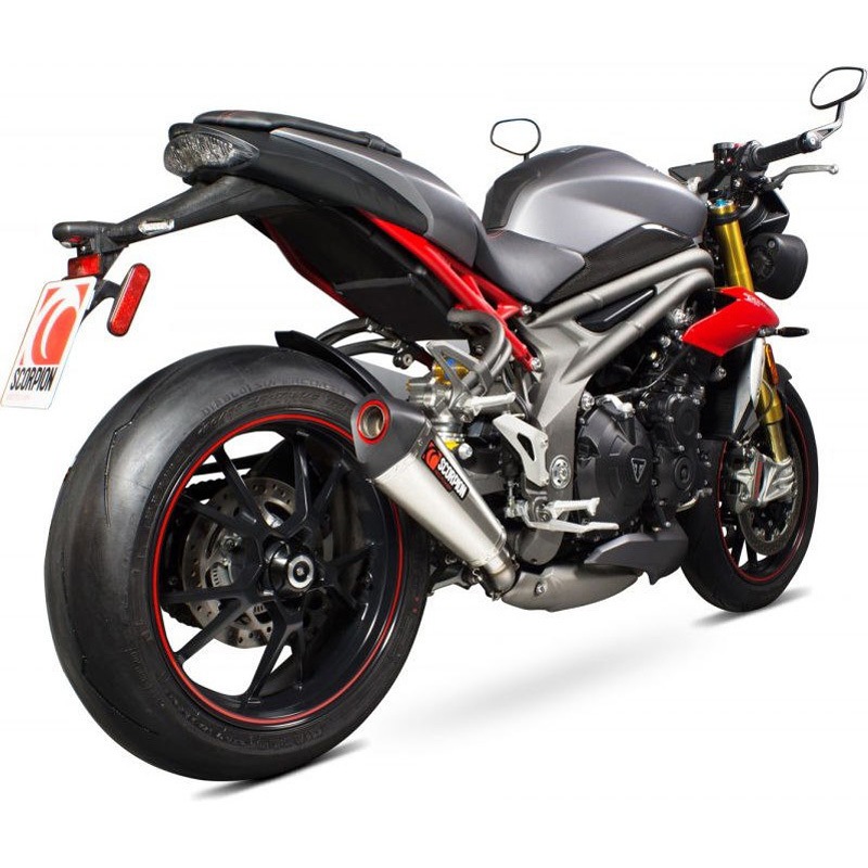 RTR84SESEO Serket (Taper)テーパースリップオン ステンレススリーブ eマーク Triumph Speed Triple 1050 16- 1個 Scorpion (スコーピオン) 【通販モノタロウ】