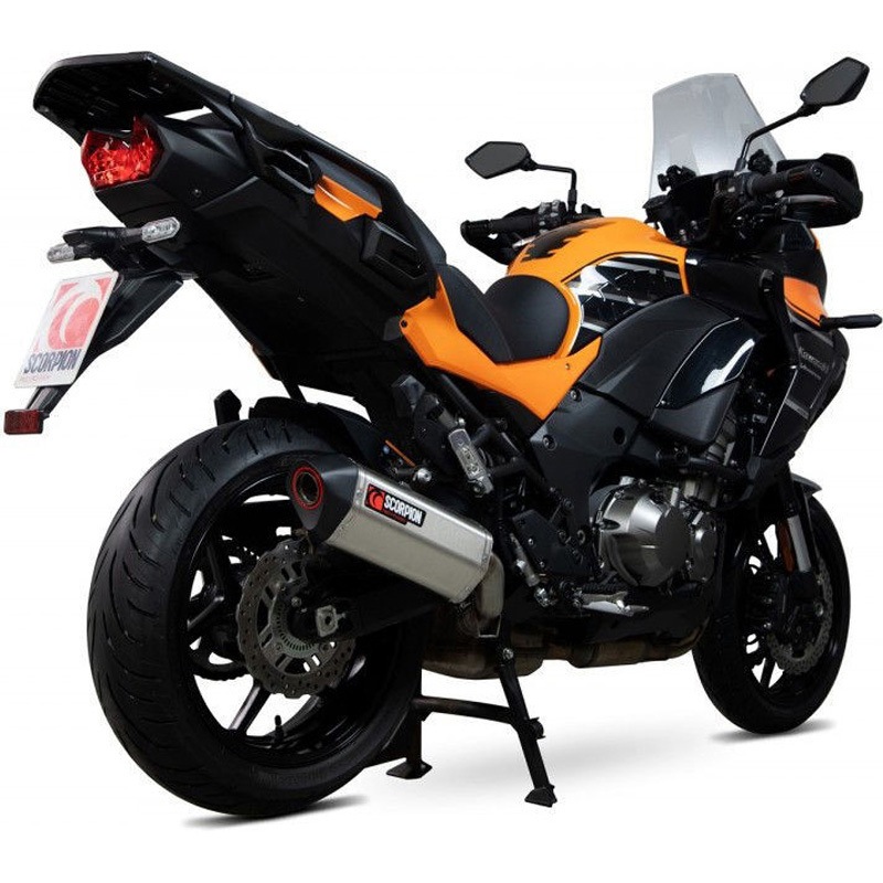 RKA132SEO Serket Parallel スリップオン Brushed Stainless Sleeve (NON EU HOMOLOGATED) 1個 Scorpion (スコーピオン) 【通販モノタロウ】