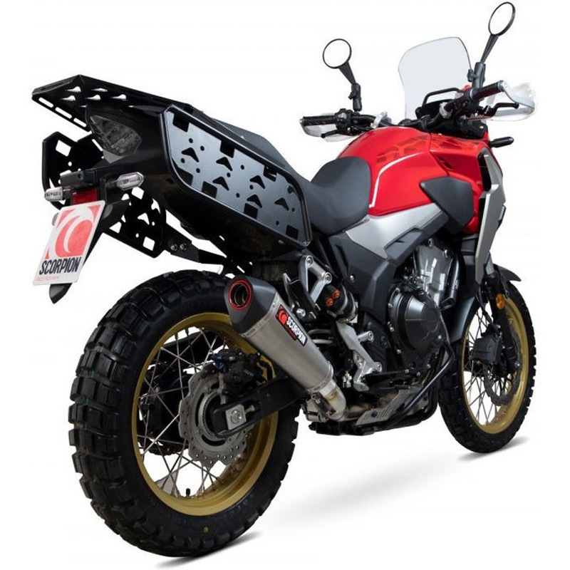 RHA189TEO Serket Taper スリップオン  チタンスリーブ (NON EU HOMOLOGATED) Scorpion (スコーピオン) 適合車種Honda CB500 X (2019-2022)