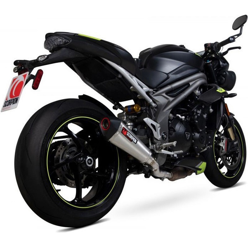 RTR88SESEO Serket Taper スリップオン ブラッシュドステンレススリーブ (NON EU HOMOLOGATED) 1個 Scorpion (スコーピオン) 【通販モノタロウ】