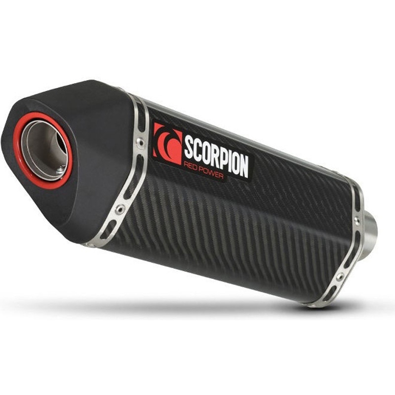 RKA87CEO Serket スリップオン (ペア) カーボンファイバースリーブ eマーク Kawasaki Z 1000 10-13 2010 - 20 1個 Scorpion (スコーピオン) 【通販モノタロウ】
