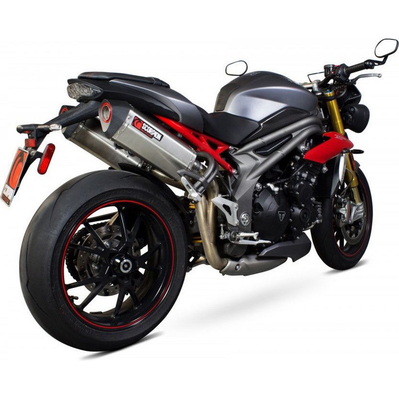 RTR84SEO Serket スリップオン (ペア) ステンレススリーブ eマーク Triumph Speed Triple 1050 16-Curren 1個 Scorpion (スコーピオン) 【通販モノタロウ】