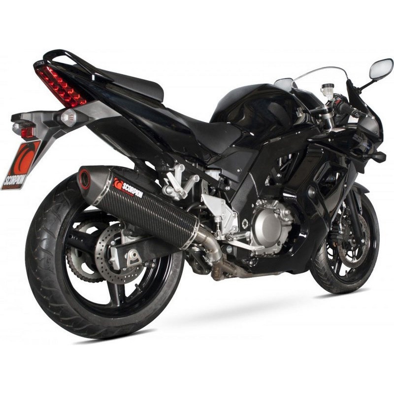 RSI84CEO Serket スリップオン カーボンファイバースリーブ eマーク Suzuki SV 650 2004 - 2015 1個 Scorpion (スコーピオン) 【通販モノタロウ】