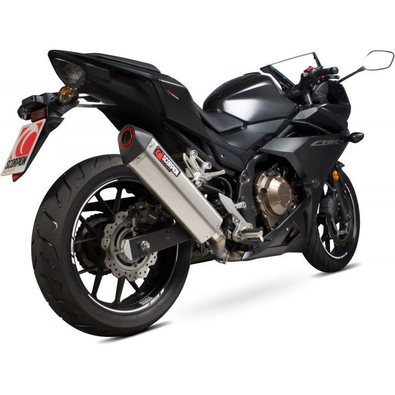 RHA179SEO Serket スリップオン ステンレススリーブ EC 公認 Scorpion (スコーピオン) 適合車種Honda CBR500 R (2016-2018)   RHA179SEO