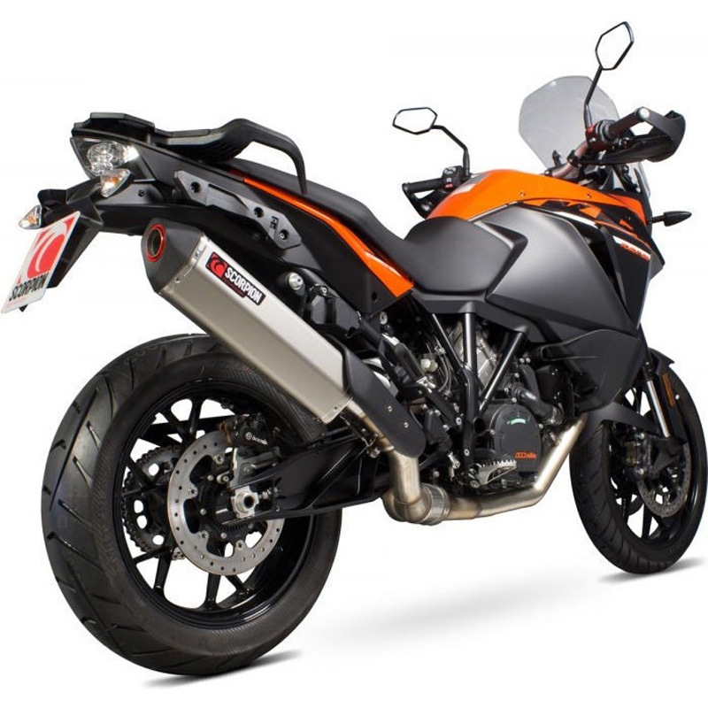 RKT85TEO Serket スリップオン チタンスリーブ KTM 1090 Adventure 2017 - 2018 1個 Scorpion (スコーピオン) 【通販モノタロウ】