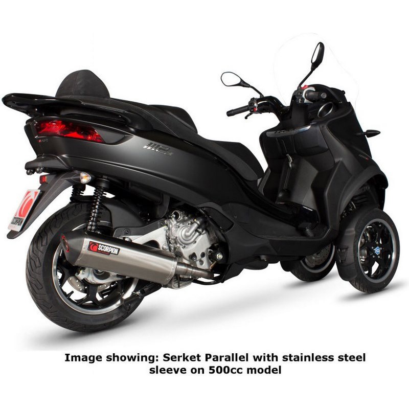 PI180BCER Serket スリップオン ブラックセラミックコーティングスリーブ Piaggio MP3 400/400LT 1個 Scorpion (スコーピオン) 【通販モノタロウ】