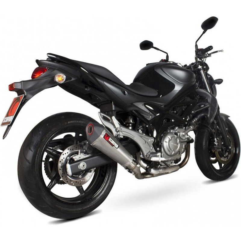 RSI105SYSSEO Serket テーパーフルシステム ステンレススリーブ Suzuki Gladius 650 2009 - 2016 1個 Scorpion (スコーピオン) 【通販モノタロウ】